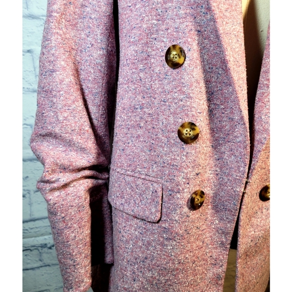 Veronica Beard Beacon Dickey Blazer Jacket In Orchid Purple Wool Blend Size 10 - Picture 4 of 16